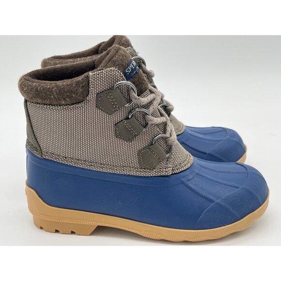 Sperry Kids Size 13 Blue Saltwater Duck Boots - Picture 4 of 8